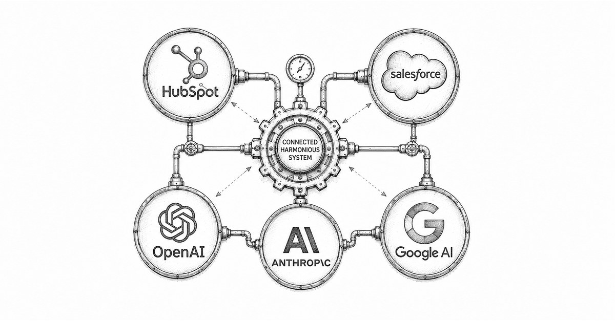 The Integration Playbook: Connecting HubSpot, Salesforce and AI Without Losing Your Mind